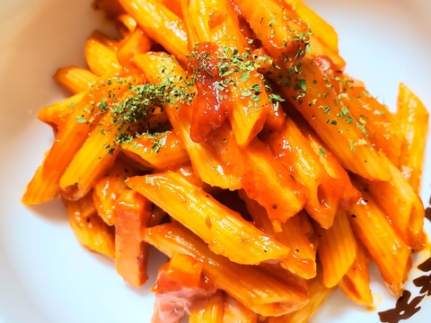 ケチャップで簡単!和風ペンネアラビアータ